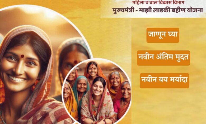 Ladki Bahin Yojana – New Deadline |New Age Limit || लाडकी बहिन योजना – नवीन अंतिम मुदत | नवीन वय मर्यादा